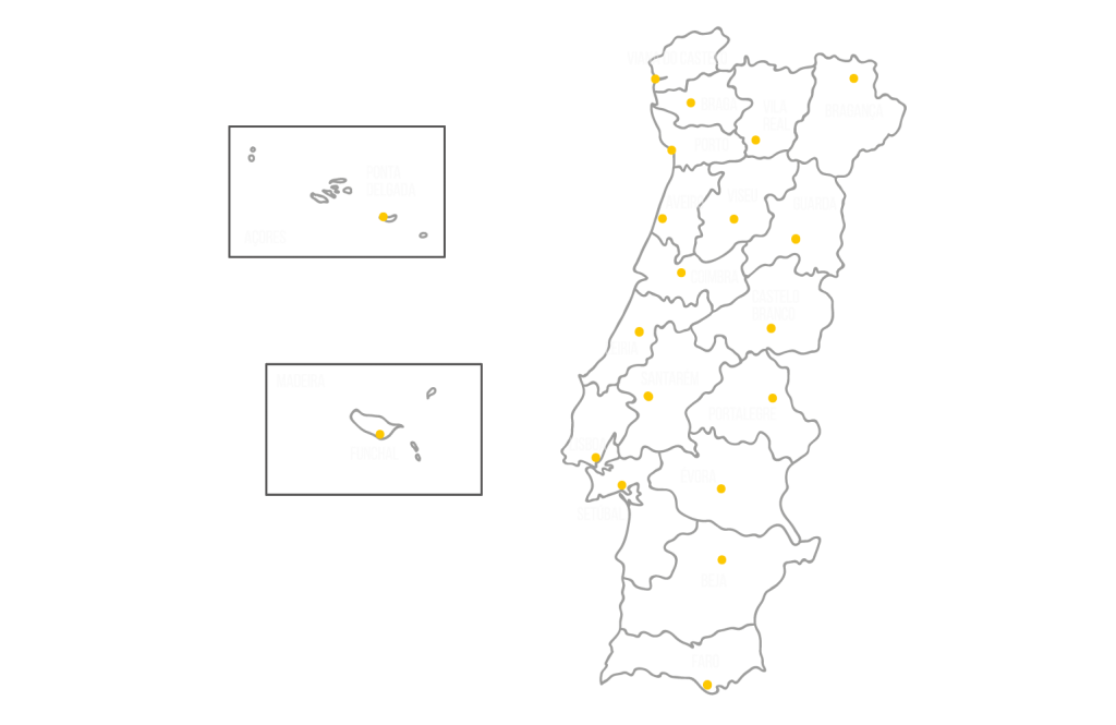 Mapa Portugal Para Pintar